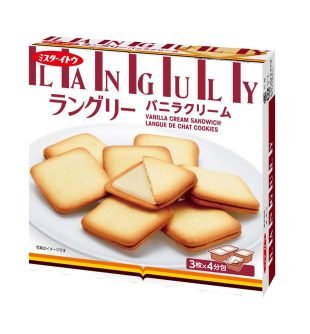 ITO Languly Vanilla Cream Sand Cookie 129.6g